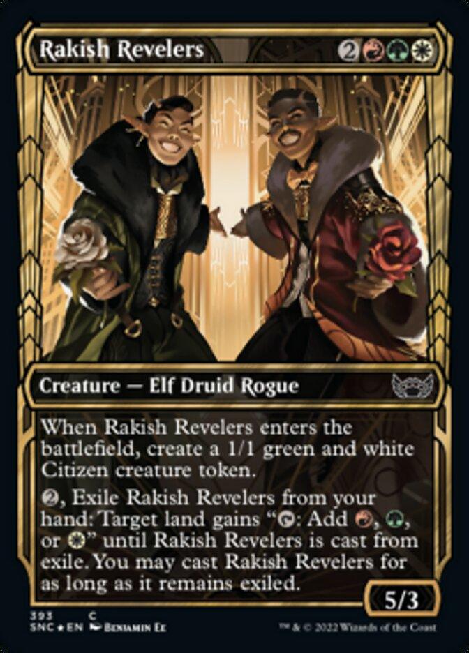 Rakish Revelers (Showcase Golden Age Gilded Foil) [Streets of New Capenna] - La Boîte Mystère ( The Mystery Box)