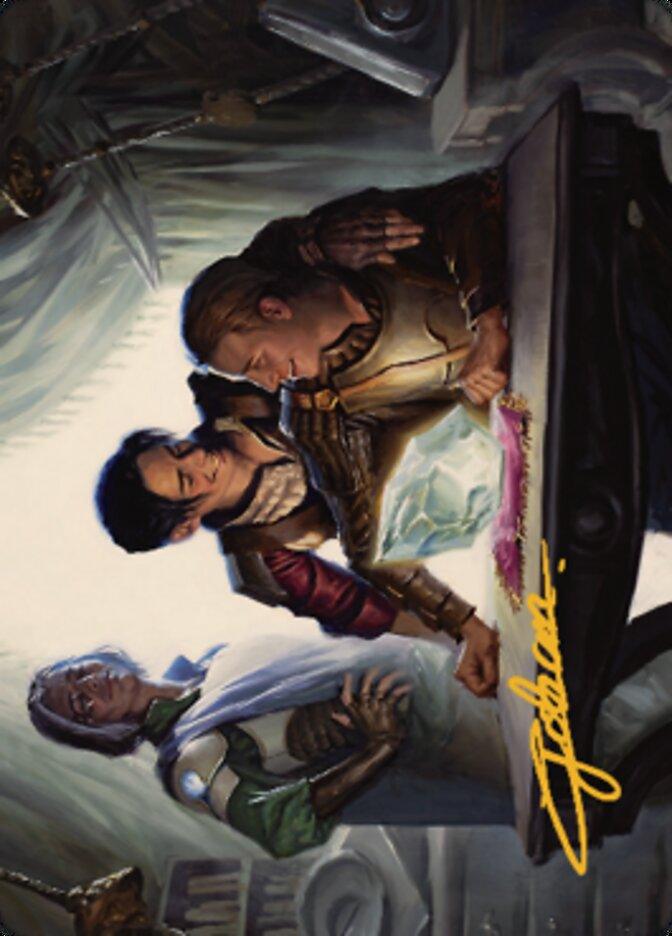 Tocasia's Welcome Art Card (Gold-Stamped Signature) [The Brothers' War Art Series] - La Boîte Mystère ( The Mystery Box)