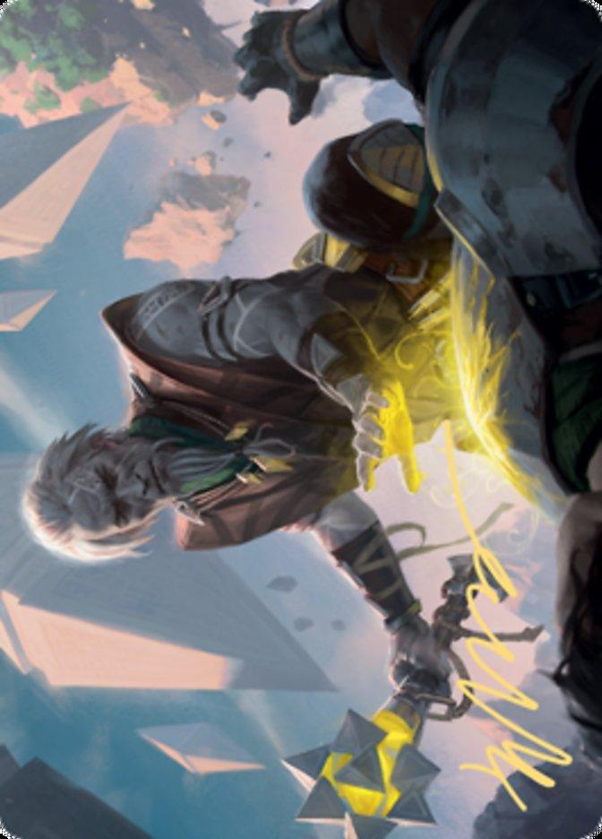 Expedition Healer Art Card (Gold-Stamped Signature) [Zendikar Rising Art Series] - La Boîte Mystère ( The Mystery Box)