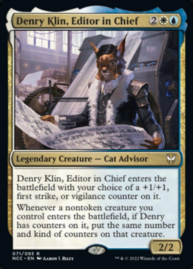 Denry Klin, Editor in Chief [Streets of New Capenna Commander] - La Boîte Mystère ( The Mystery Box)