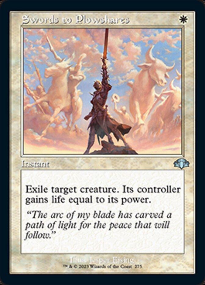 Swords to Plowshares (Retro) [Dominaria Remastered] - La Boîte Mystère ( The Mystery Box)