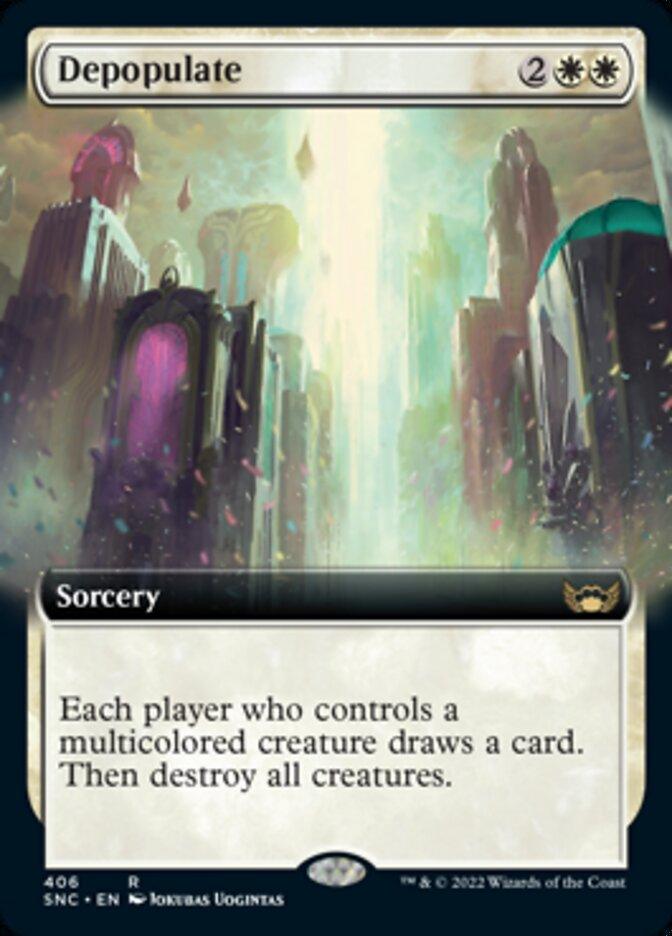 Depopulate (Extended Art) [Streets of New Capenna] - La Boîte Mystère ( The Mystery Box)