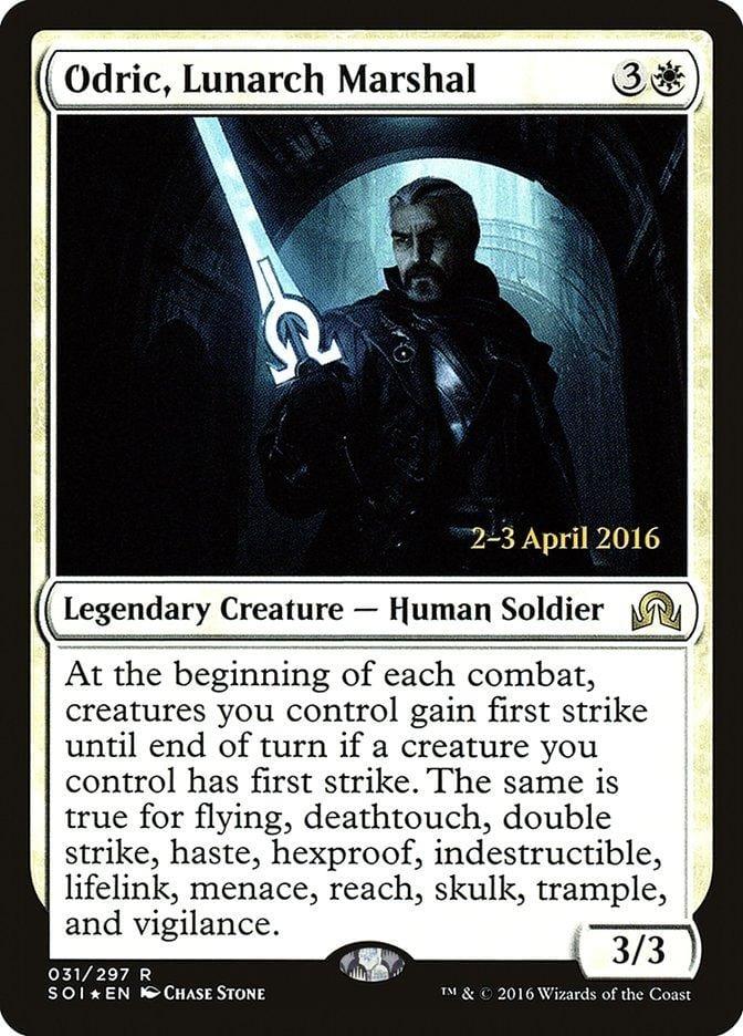 Odric, Lunarch Marshal [Shadows over Innistrad Prerelease Promos] - La Boîte Mystère ( The Mystery Box)