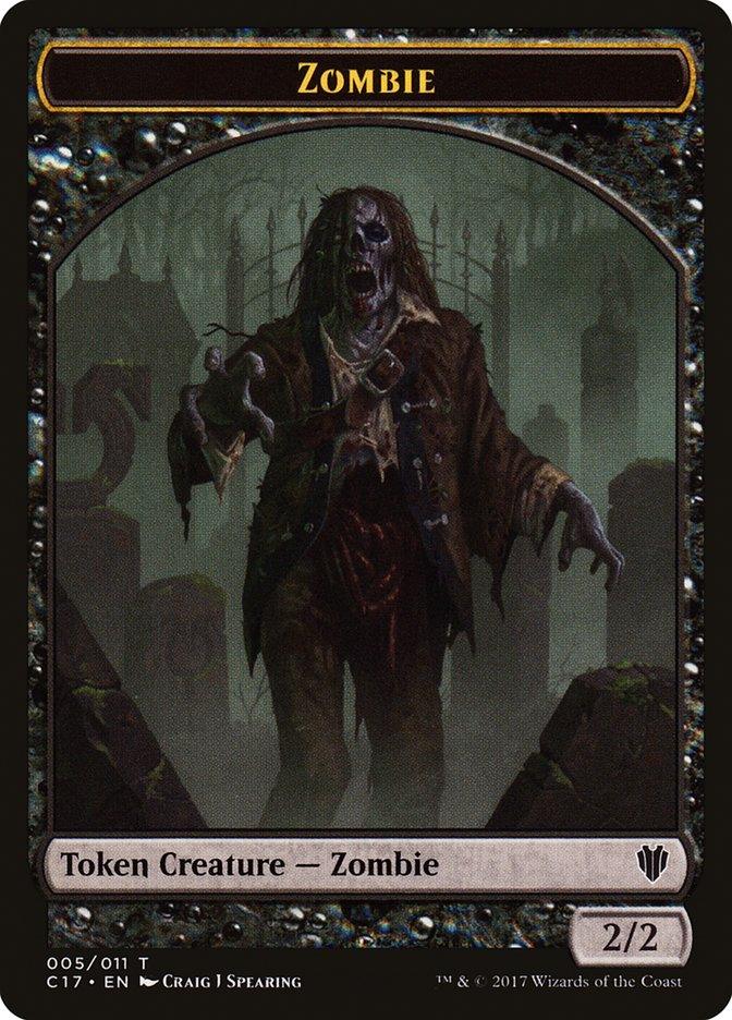 Vampire // Zombie Double-sided Token [Commander 2017 Tokens] - La Boîte Mystère ( The Mystery Box)