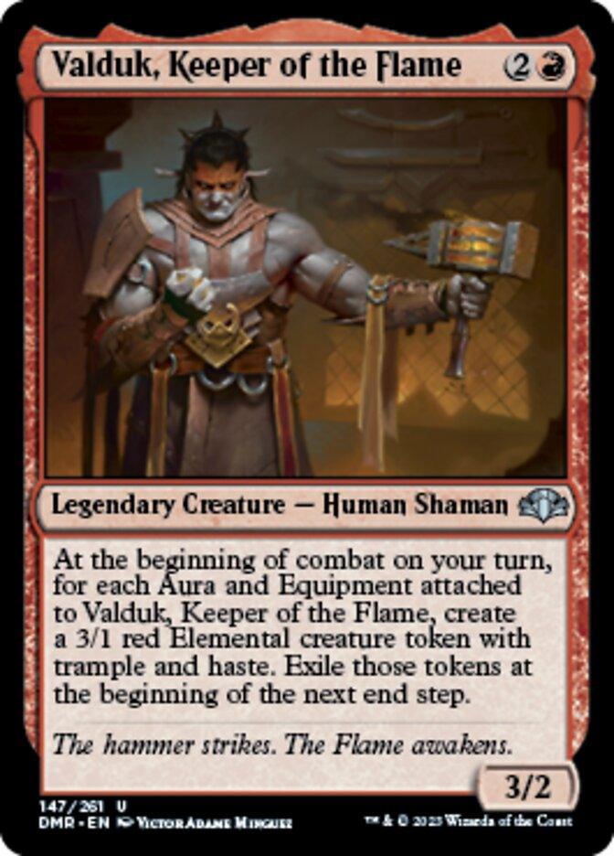 Valduk, Keeper of the Flame [Dominaria Remastered] - La Boîte Mystère ( The Mystery Box)
