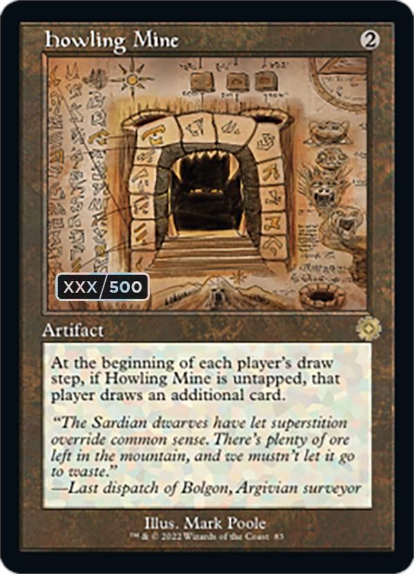 Howling Mine (Retro Schematic) (Serial Numbered) [The Brothers' War Retro Artifacts] - La Boîte Mystère ( The Mystery Box)