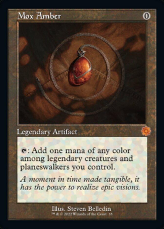 Mox Amber (Retro) [The Brothers' War Retro Artifacts] - La Boîte Mystère ( The Mystery Box)
