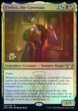 Evelyn, the Covetous [Streets of New Capenna Prerelease Promos] - La Boîte Mystère ( The Mystery Box)