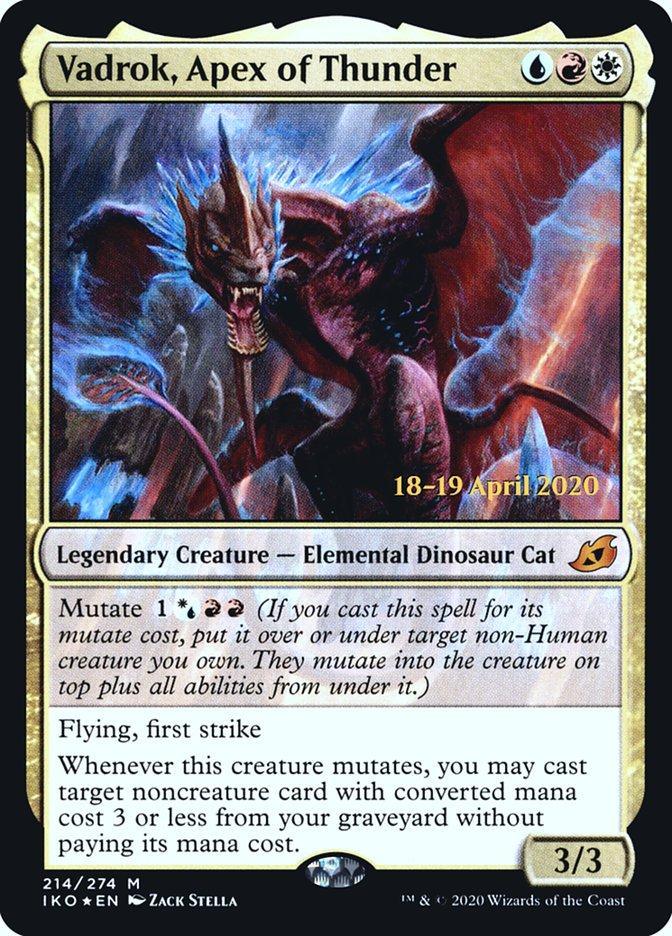 Vadrok, Apex of Thunder [Ikoria: Lair of Behemoths Prerelease Promos] - La Boîte Mystère ( The Mystery Box)