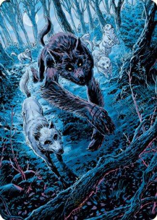 Untamed Pup Art Card [Innistrad: Midnight Hunt Art Series] - La Boîte Mystère ( The Mystery Box)