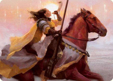 Sunrise Cavalier Art Card [Innistrad: Midnight Hunt Art Series] - La Boîte Mystère ( The Mystery Box)