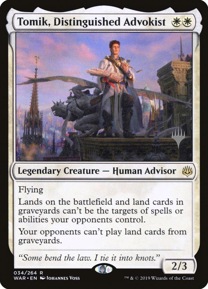 Tomik, Distinguished Advokist (Promo Pack) [War of the Spark Promos] - La Boîte Mystère ( The Mystery Box)