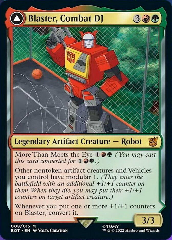 Blaster, Combat DJ // Blaster, Morale Booster [Universes Beyond: Transformers] - La Boîte Mystère ( The Mystery Box)