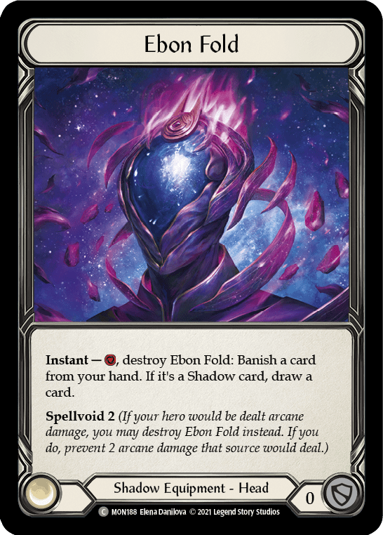 Ebon Fold [MON188-CF] 1st Edition Cold Foil - La Boîte Mystère ( The Mystery Box)