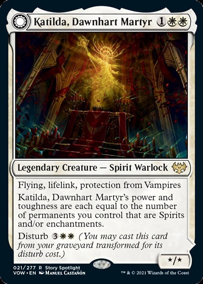 Katilda, Dawnhart Martyr // Katilda's Rising Dawn [Innistrad: Crimson Vow] - La Boîte Mystère ( The Mystery Box)