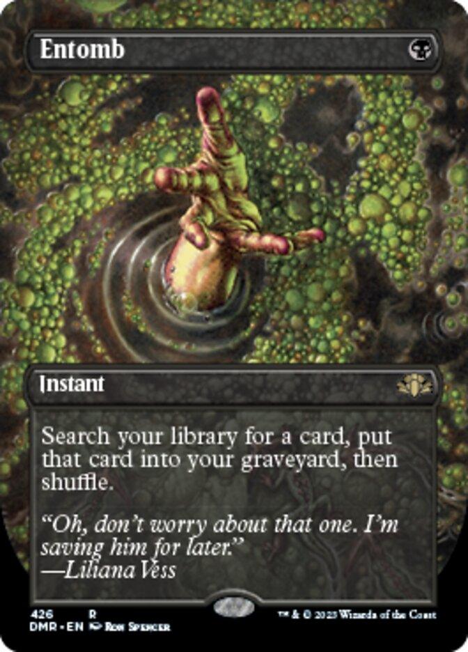 Entomb (Borderless Alternate Art) [Dominaria Remastered] - La Boîte Mystère ( The Mystery Box)