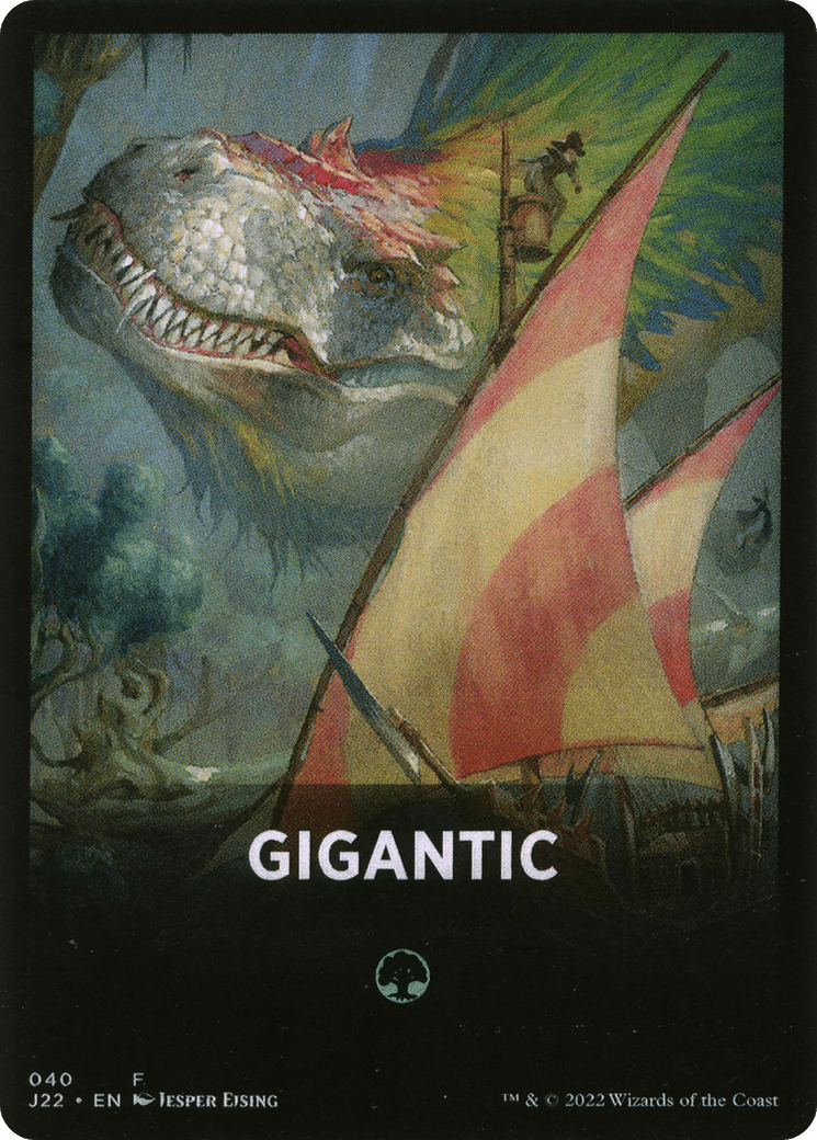 Gigantic Theme Card [Jumpstart 2022 Front Cards] - La Boîte Mystère ( The Mystery Box)