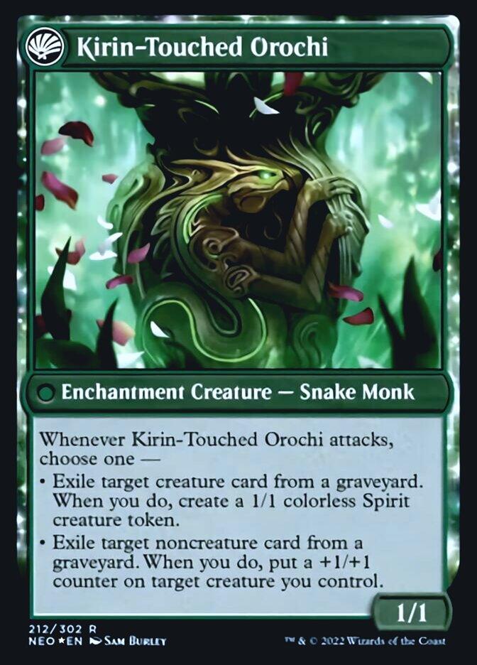 Teachings of the Kirin // Kirin-Touched Orochi [Kamigawa: Neon Dynasty Prerelease Promos] - La Boîte Mystère ( The Mystery Box)