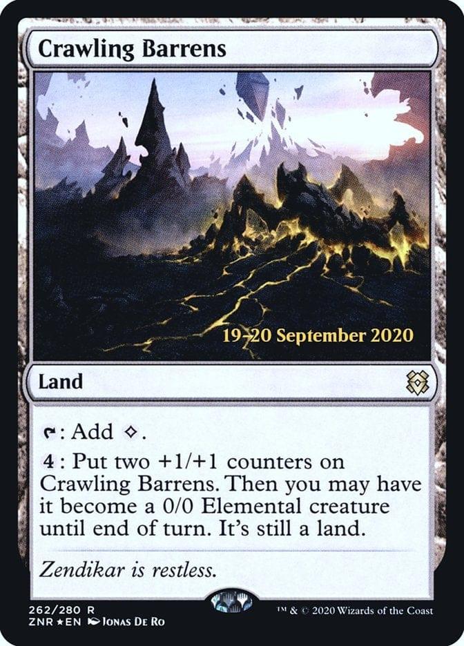 Crawling Barrens [Zendikar Rising Prerelease Promos] - La Boîte Mystère ( The Mystery Box)
