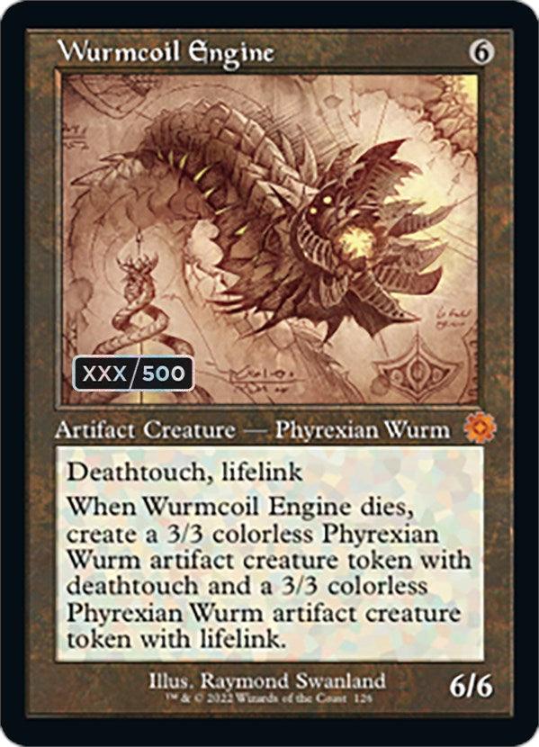 Wurmcoil Engine (Retro Schematic) (Serial Numbered) [The Brothers' War Retro Artifacts] - La Boîte Mystère ( The Mystery Box)