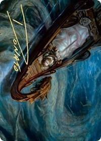 Funeral Longboat Art Card (Gold-Stamped Signature) [Kaldheim: Art Series] - La Boîte Mystère ( The Mystery Box)
