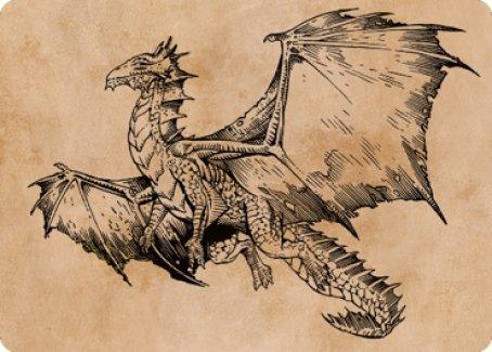 Ancient Bronze Dragon Art Card (58) [Commander Legends: Battle for Baldur's Gate Art Series] - La Boîte Mystère ( The Mystery Box)
