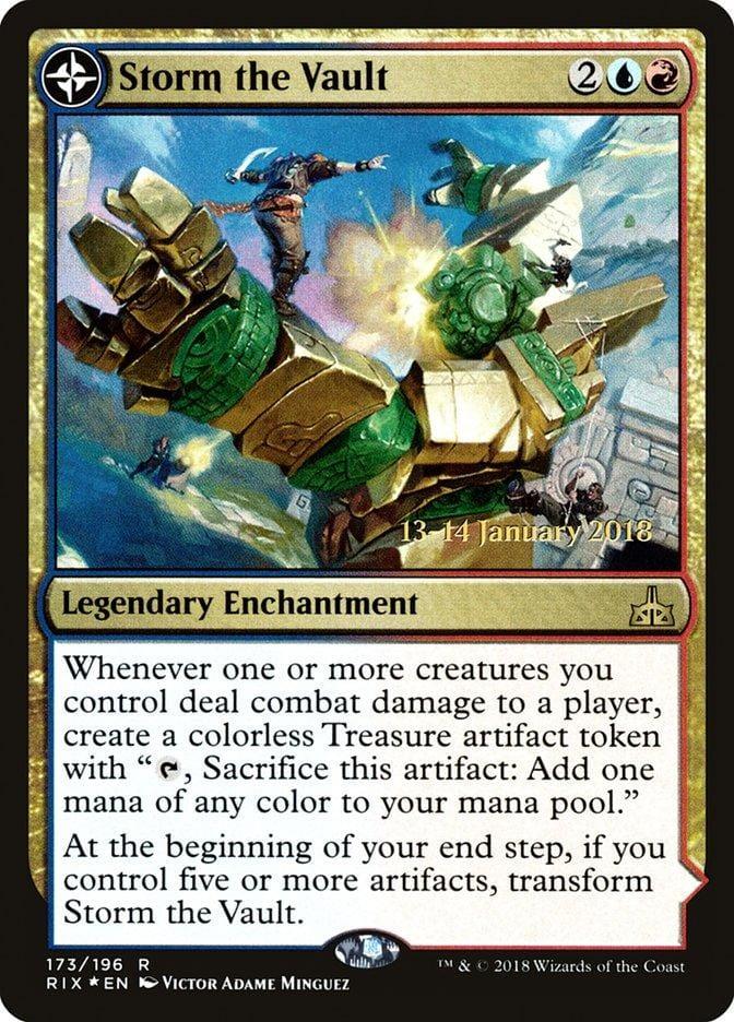 Storm the Vault // Vault of Catlacan [Rivals of Ixalan Prerelease Promos] - La Boîte Mystère ( The Mystery Box)