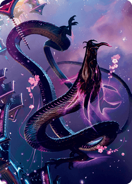Junji, the Midnight Sky 1 Art Card [Kamigawa: Neon Dynasty Art Series] - La Boîte Mystère ( The Mystery Box)