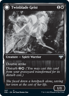 Twinblade Geist // Twinblade Invocation [Innistrad: Double Feature] - La Boîte Mystère ( The Mystery Box)