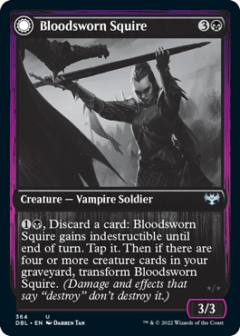 Bloodsworn Squire // Bloodsworn Knight [Innistrad: Double Feature] - La Boîte Mystère ( The Mystery Box)