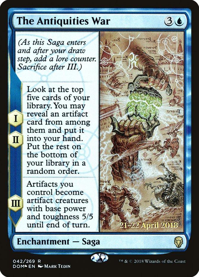The Antiquities War [Dominaria Prerelease Promos] - La Boîte Mystère ( The Mystery Box)