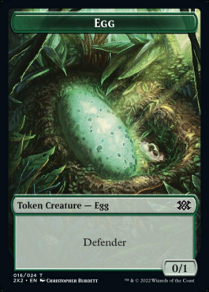 Egg // Spirit Double-sided Token [Double Masters 2022 Tokens] - La Boîte Mystère ( The Mystery Box)