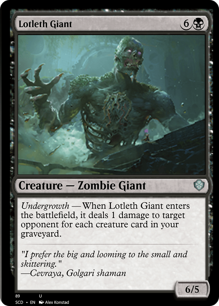 Lotleth Giant [Starter Commander Decks] - La Boîte Mystère ( The Mystery Box)