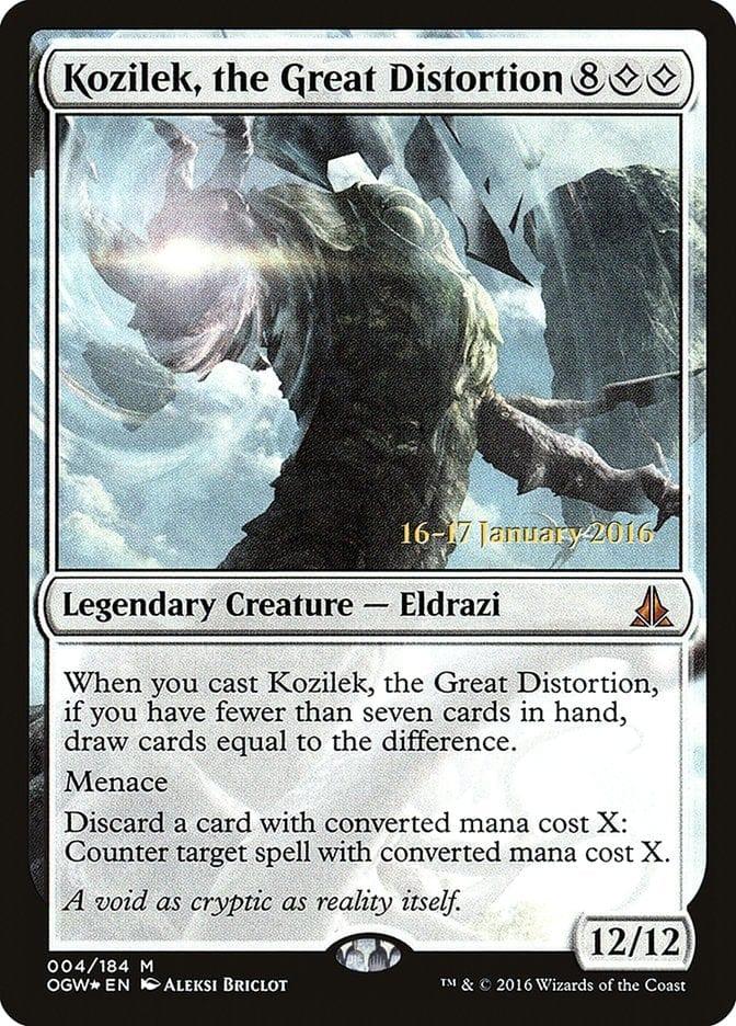 Kozilek, the Great Distortion [Oath of the Gatewatch Prerelease Promos] - La Boîte Mystère ( The Mystery Box)
