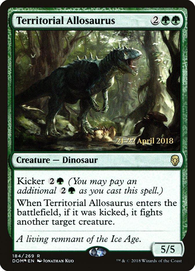 Territorial Allosaurus [Dominaria Prerelease Promos] - La Boîte Mystère ( The Mystery Box)
