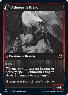 Smoldering Egg // Ashmouth Dragon [Innistrad: Double Feature] - La Boîte Mystère ( The Mystery Box)