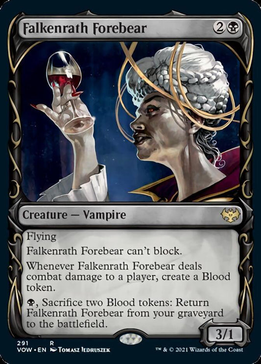 Falkenrath Forebear (Showcase Fang Frame) [Innistrad: Crimson Vow] - La Boîte Mystère ( The Mystery Box)