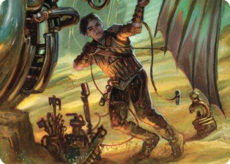 Mishra, Excavation Prodigy Art Card [The Brothers' War Art Series] - La Boîte Mystère ( The Mystery Box)