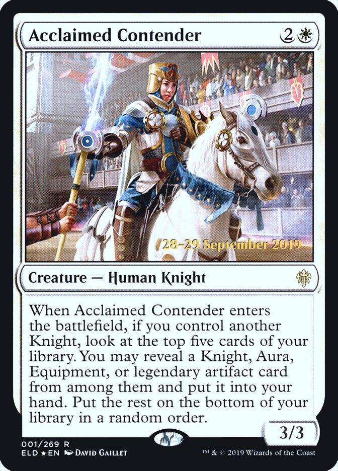 Acclaimed Contender [Throne of Eldraine Prerelease Promos] - La Boîte Mystère ( The Mystery Box)