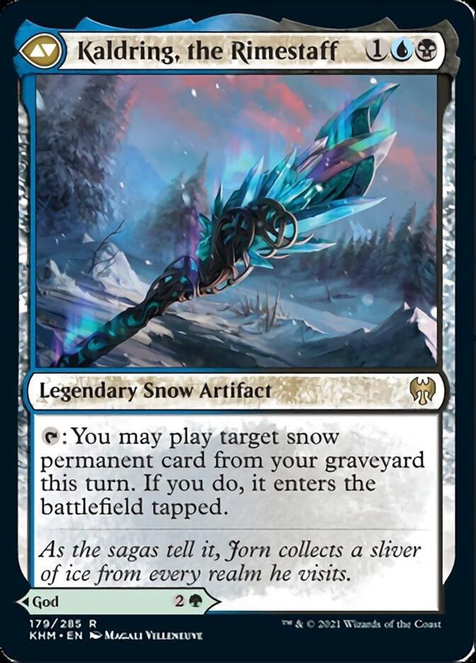 Jorn, God of Winter // Kaldring, the Rimestaff [Kaldheim] - La Boîte Mystère ( The Mystery Box)