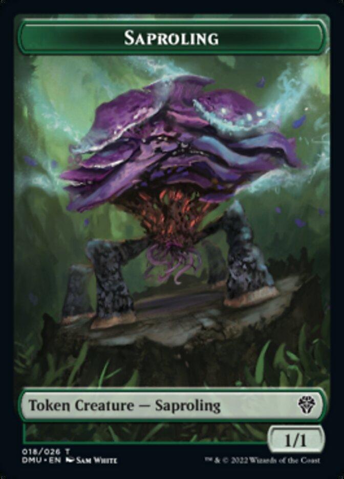 Saproling // Badger Double-sided Token [Dominaria United Tokens] - La Boîte Mystère ( The Mystery Box)