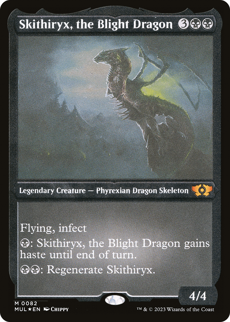 Skithiryx, the Blight Dragon (Foil Etched) [Multiverse Legends] - La Boîte Mystère ( The Mystery Box)