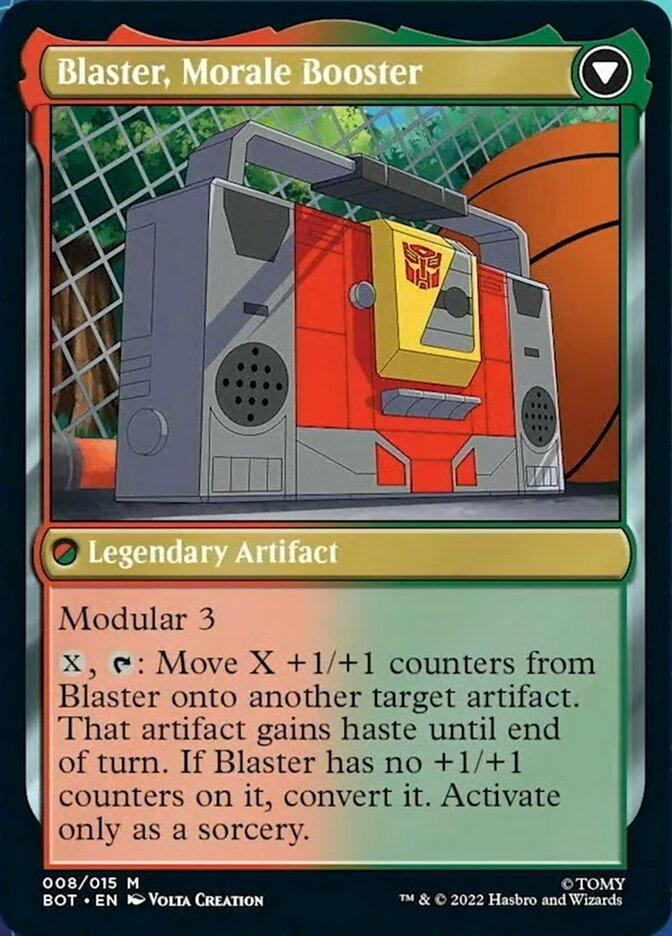 Blaster, Combat DJ // Blaster, Morale Booster [Universes Beyond: Transformers] - La Boîte Mystère ( The Mystery Box)