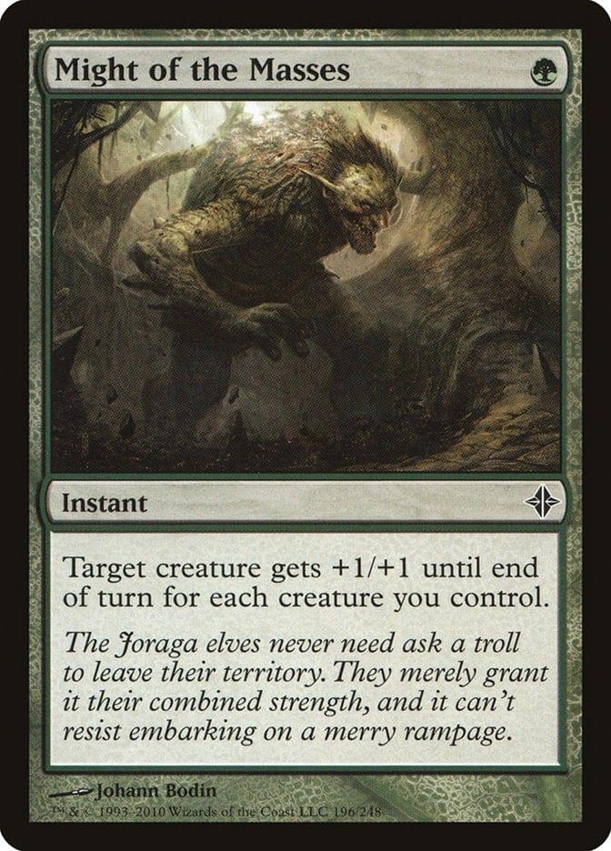 Might of the Masses [Rise of the Eldrazi] - La Boîte Mystère ( The Mystery Box)