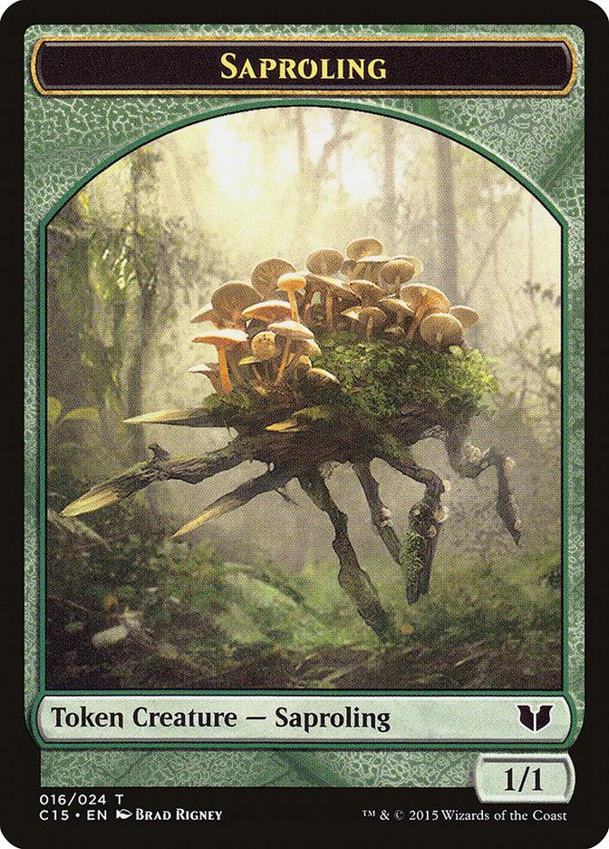 Snake (017) // Saproling Double-Sided Token [Commander 2015 Tokens] - La Boîte Mystère ( The Mystery Box)