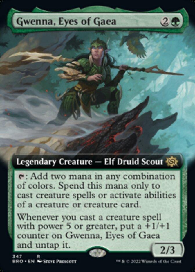 Gwenna, Eyes of Gaea (Extended Art) [The Brothers' War] - La Boîte Mystère ( The Mystery Box)