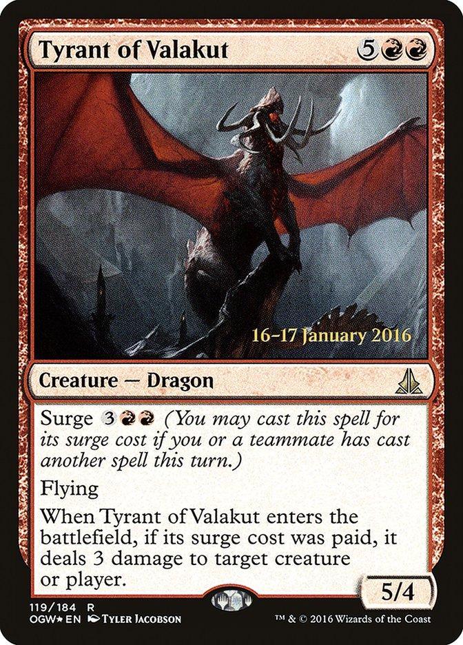 Tyrant of Valakut [Oath of the Gatewatch Prerelease Promos] - La Boîte Mystère ( The Mystery Box)