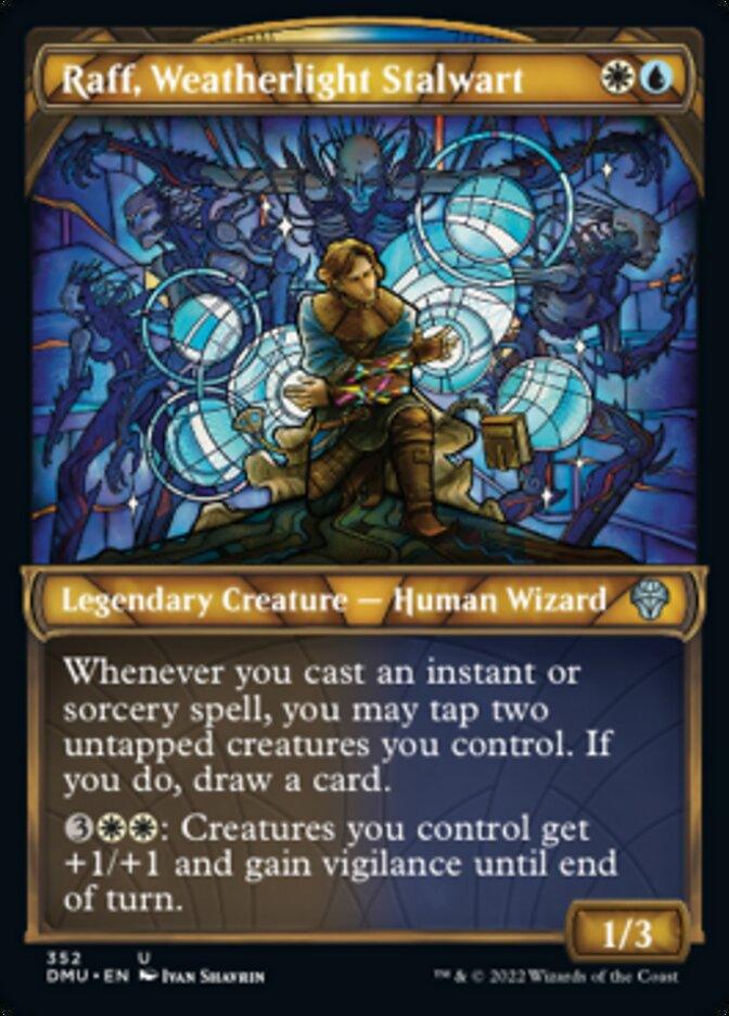 Raff, Weatherlight Stalwart (Showcase Textured) [Dominaria United] - La Boîte Mystère ( The Mystery Box)