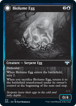 Biolume Egg // Biolume Serpent [Innistrad: Double Feature] - La Boîte Mystère ( The Mystery Box)