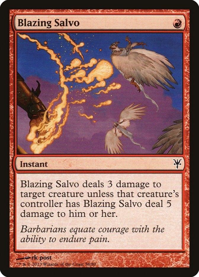 Blazing Salvo [Duel Decks: Sorin vs. Tibalt] - La Boîte Mystère ( The Mystery Box)